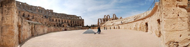 Colosseum . El Jem . Tunisia
