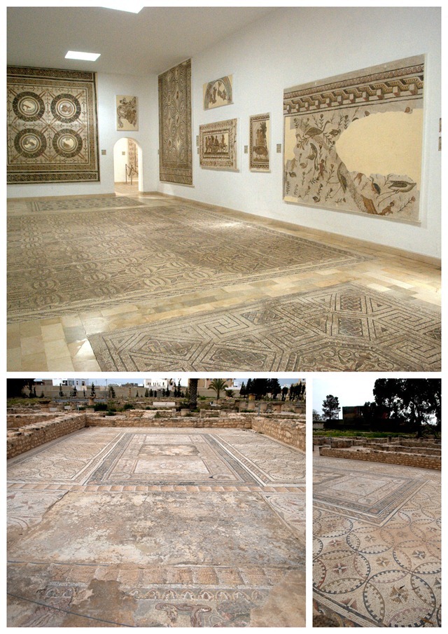 Mosaic . El Jem . Tunisia