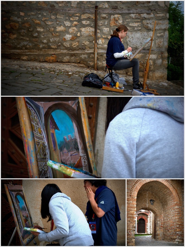 Young Painters . Ohrid . Macedonia