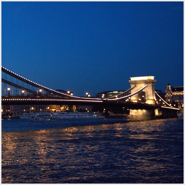 Danube in Blue . Budapest . Hungary